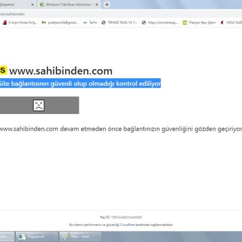 Sahibinden.com Güvenli Bağlantı Hatası