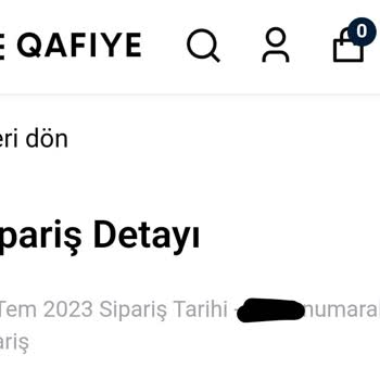 Qafiye Prive Ürünlerim Kargolanmadı Ve Para İade Yapılmadı