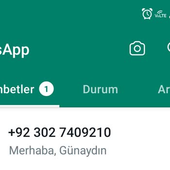 WhatsApp Yurt Dışı Yabancı Numaradan Gelen Mesaj