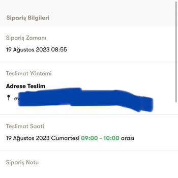 Sipariş Gecikmesi Cepte Şok
