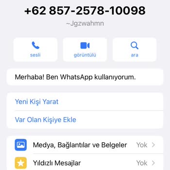 WhatsApp Yabancı Uyruklu Numaralardan Rahatsız Edilme