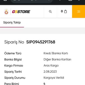 GS Store İnternet Siparişi Kargoya Verilmiyor