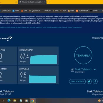 Türk Telekom Hız Problemi Verdiğim Paraya Yazık