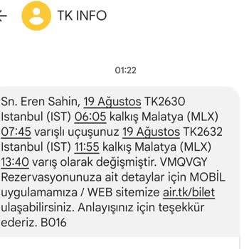 THY Sürekli Oluşan Rötar