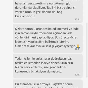 Trendyol Express Bilgi Dışında İade Başlattı
