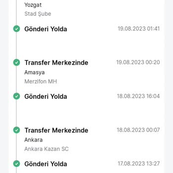 Kargo Teslimatı Ve Yozgat Trendyol Express Şubesi
