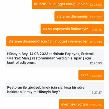 Migros Yemek Eksik Ürün Verdi Ve Para İademi Yapmadı
