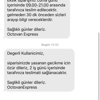 Octovan Express Yalan Üzerine Taşımacılık
