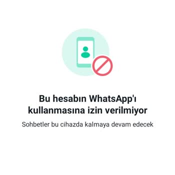 WhatsApp Hesabım Spam Yedi