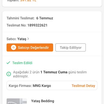 Yataş Yastıkta Bozulma Oldu, Yumuşama Var