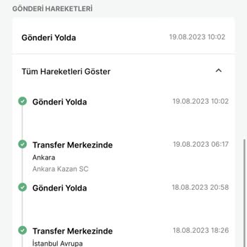 Trendyol Express Kargo İadeye Göndermiyor