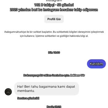 ihaleegumruk.tr (Instagram) Benden Zorla Para Yatırmamı İstediler