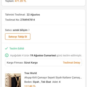 Trendyol'da Eksik Ürün Teslimi
