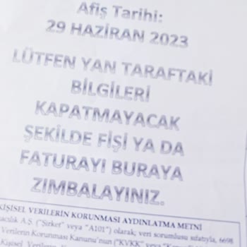 A101 Aldığım Ürün Gelmiyor