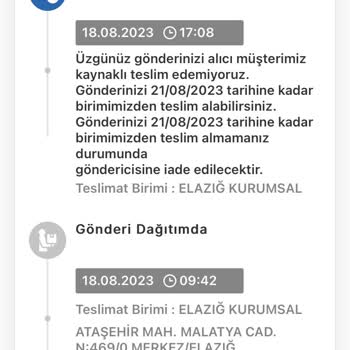 MNG Kargo Kovancılara Dağıtımda Sorun Çıkarıyor