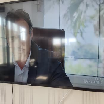 Samsung TV Dikey Cizgi