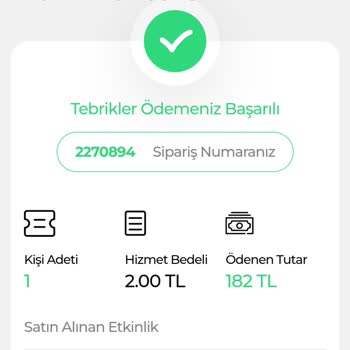 Bubilet Konser Bileti İadesi