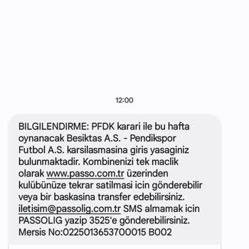 Passolig Den Yediğim Ceza