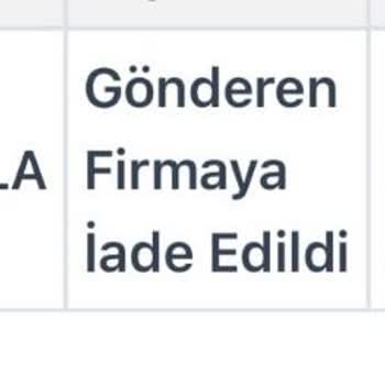 Kargola.com Ürün Evde Olduğum Halde İade Edilmiş