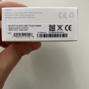 Appleturkiye.com (özel) Sayfasından Satın Aldığım Şarj Adaptörüyle İlgili Mağduriyetim
