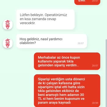 Tıkla Gelsin, Coco Cola Uygulaması Ve Usta Dönerci Saygısızlığı
