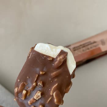 Magnum Mini Dondurmanın Çikolata Kısmında Kıl Çıktı.