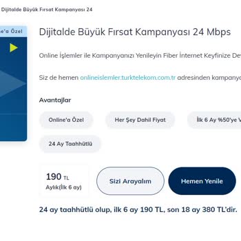 Türk Telekom Hatayla İlgilenmediği İçin Taahhüdümü Yenileyemiyorum