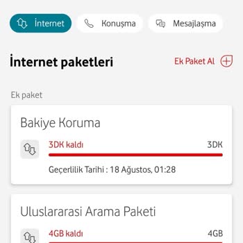 Vodafone Yurt Dışı İnternet Sorunu