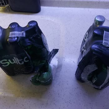 Sultan İçecek Dolu Maden Suyu Şişesinin Patlaması