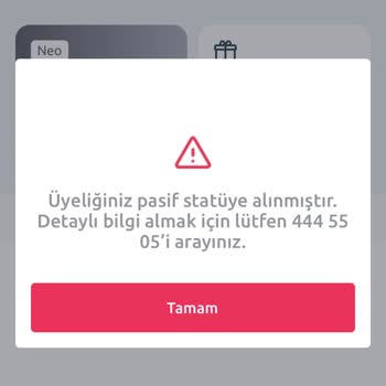 Tiktak Kirala Hesabımın Pasife Alınması