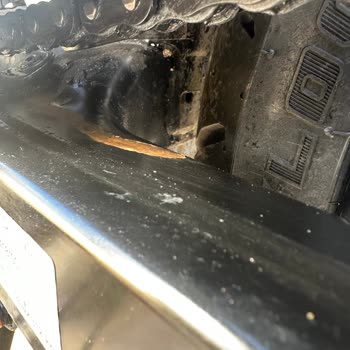 Bajaj Zincirin Alt Kısmında Boya Kalkması