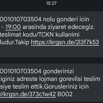 KARGOMsende Yanlış Yere Teslim