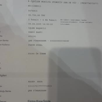 Ege Park Teslim Edilmeyen Ürünümüz