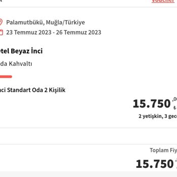 Setur Erken Rezervasyon Sonrası Fiyatın Düşmesi