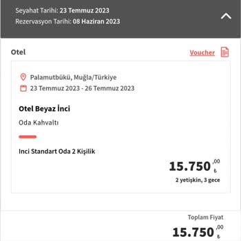Setur Erken Rezervasyon Sonrası Fiyatın Düşmesi