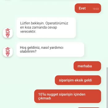 Tıkla Gelsin Eksik Ürün Gönderimi İletişimsizlik Ve İade Yapmıyor