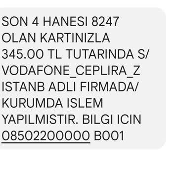 Vodafone Paket Yüklemesi Yaparken Yanlışlıkla Başka Bir Hatta Yükleme Yaptım