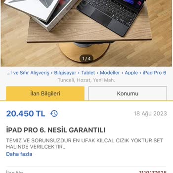 Sahibinden.com'dan Alışverişimle İlgili Sorun