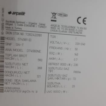 Arçelik Buzdolabı Garantisi Bitmediği Çürümeye Başladı
