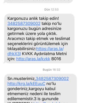 Aras Kargo'dan Yeni Bahane "Alıcı Kabul Etmiyor"