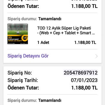 Digiturk Bein Sports TR, Tod Şikayet