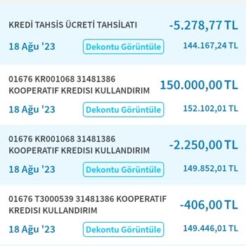 Halkbank Kredi Tahsis Ücreti Kesintisi