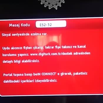 Digiturk Sinyal Seviyesinde Azalma Var