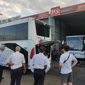 Nilüfer Turizm Otobüsün Rötar Yapması - Yolda Sanayiye Uğramak