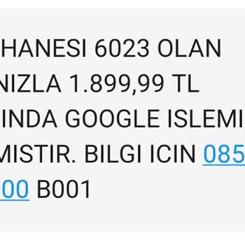 Google Proxima Kartımdan İzinsiz Para Çekiyor
