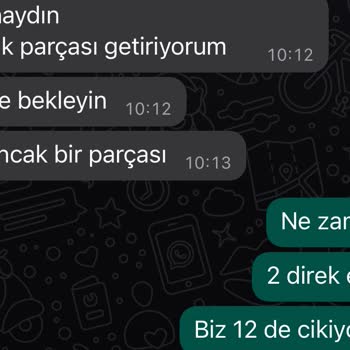 Horoz Lojistik Eksik Parça Geldi