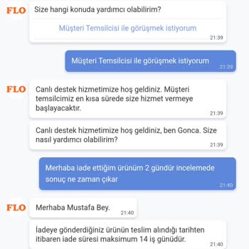 FLO Ayakkabı FLO İade Süresi