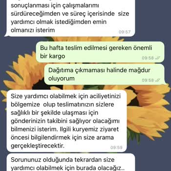 AGT Kurye (aynigunteslim.com) Kargo Takibi Sorunu