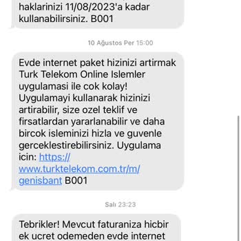 Türk Telekom Sil Süpür Verilmeyen Hediye