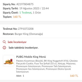 Trendyol'un Eksik Teslimatı Ve Arkasında Durmaması